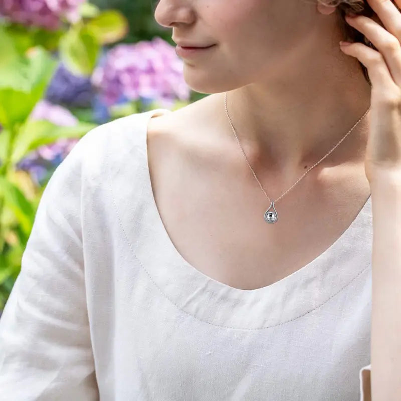 Cat and Paw Urn Necklace