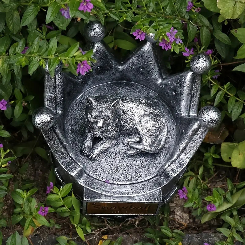 Crown Cat Urn