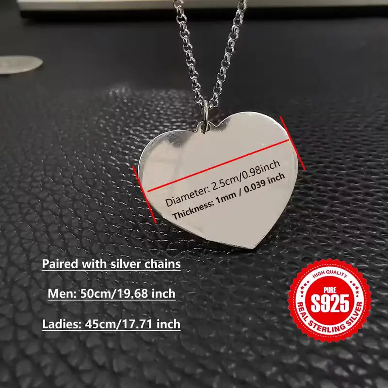 Custom Engraved Pet Memorial Necklace