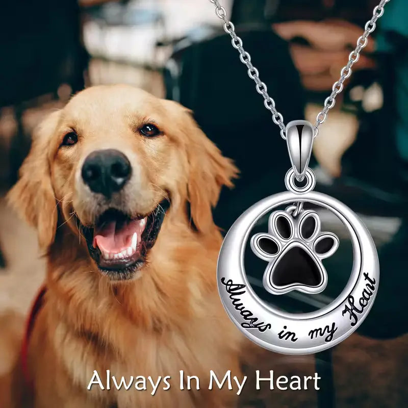 Paw Memorial Urn Necklace