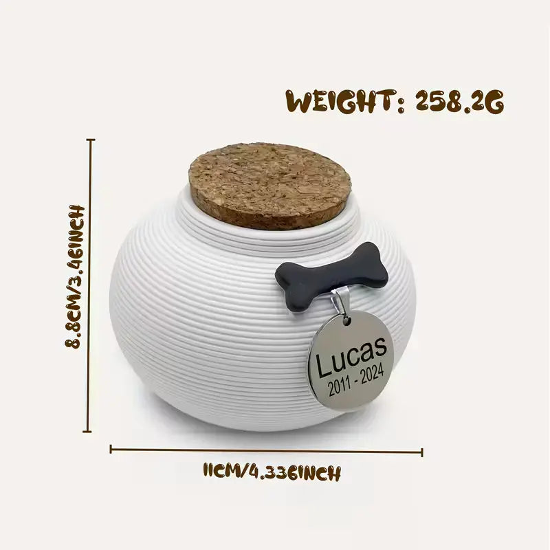 Sealed Ceramic Memorial Urn