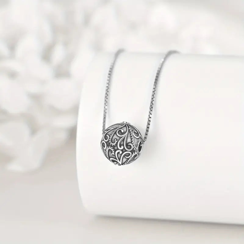 Sterling Silver Filigree Ball Pendant