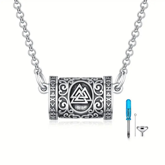 Viking Cremation Urn necklace