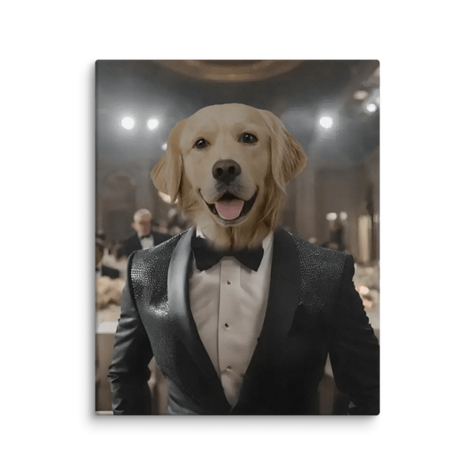 Custom Gentleman Pet Portrait - PET GALAXIES