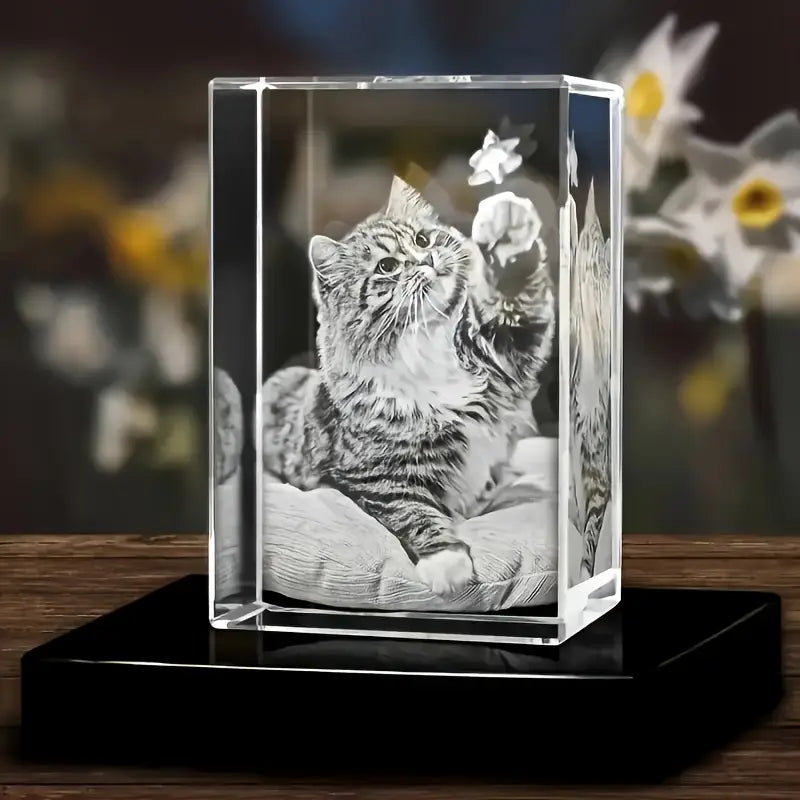 Custom Pet Crystal Cube