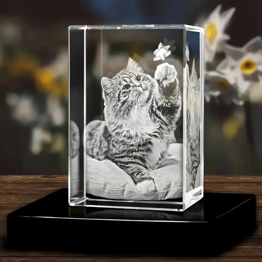 Custom Pet Crystal Cube