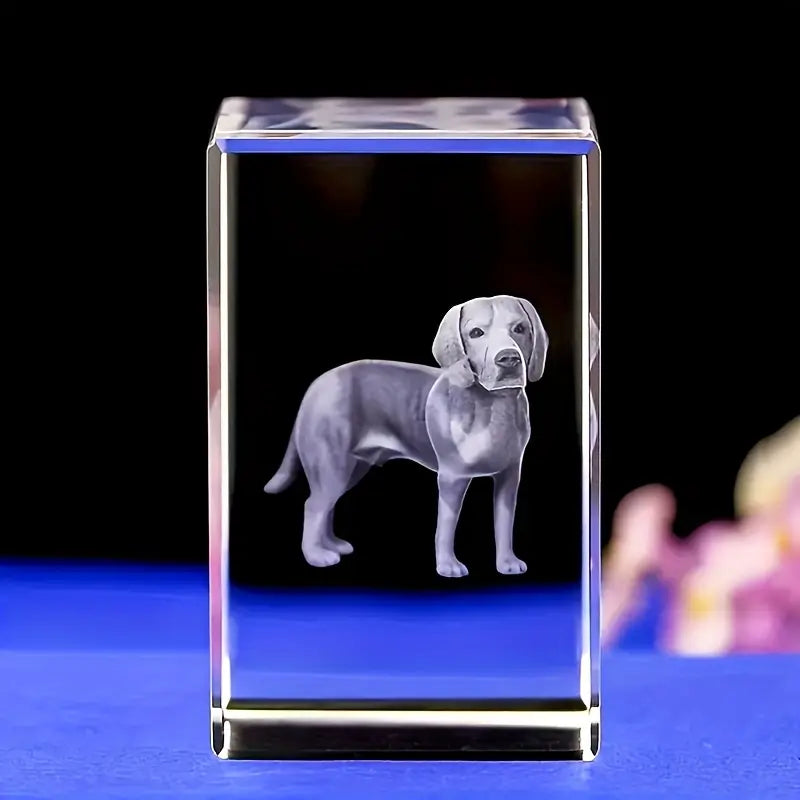 Custom Pet Crystal Cube