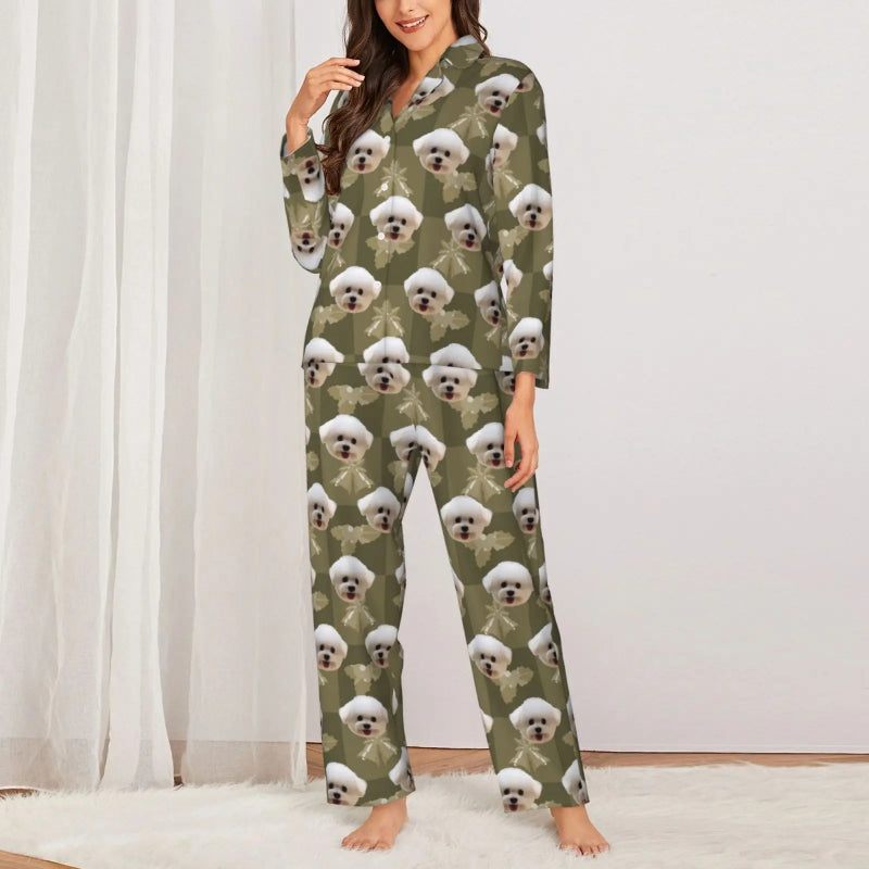 Custom Pet Portrait Pajama Set - PET GALAXIES