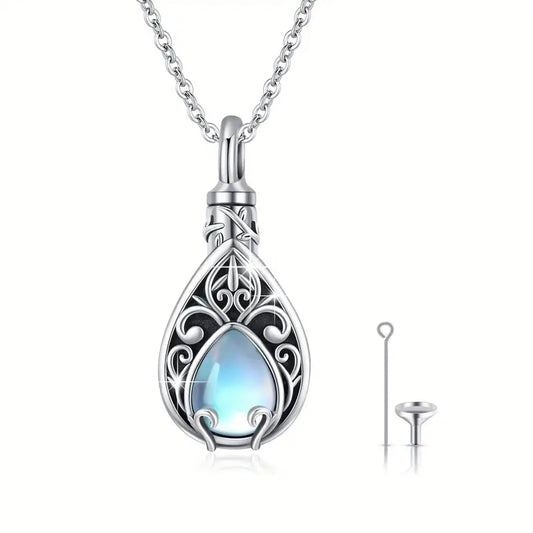 Moonstone Pet Urn Necklace