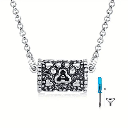 Paw Print Urn Necklace