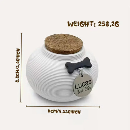 Sealed Ceramic Memorial Urn