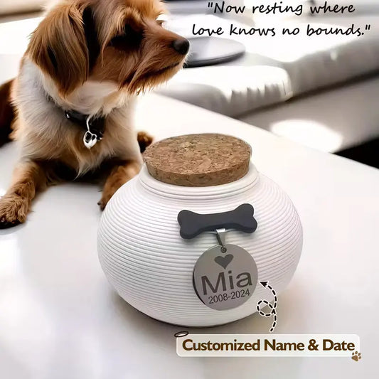 Sealed Ceramic Memorial Urn
