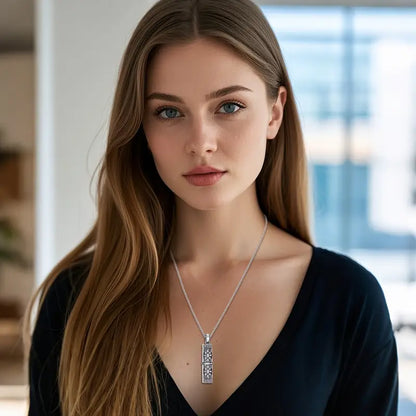 Viking Compass Urn Necklace
